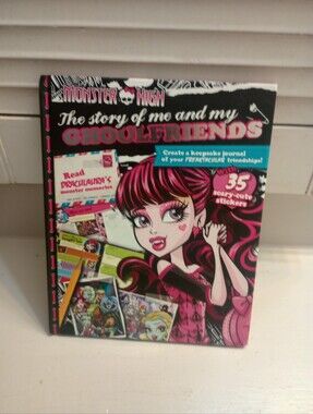 Monster High 2014 The Story Of Me And My Ghoulfriends Hardcover Activity Journal